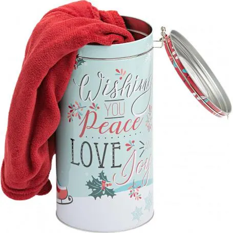 PLAID CON SCATOLA IN LATTA