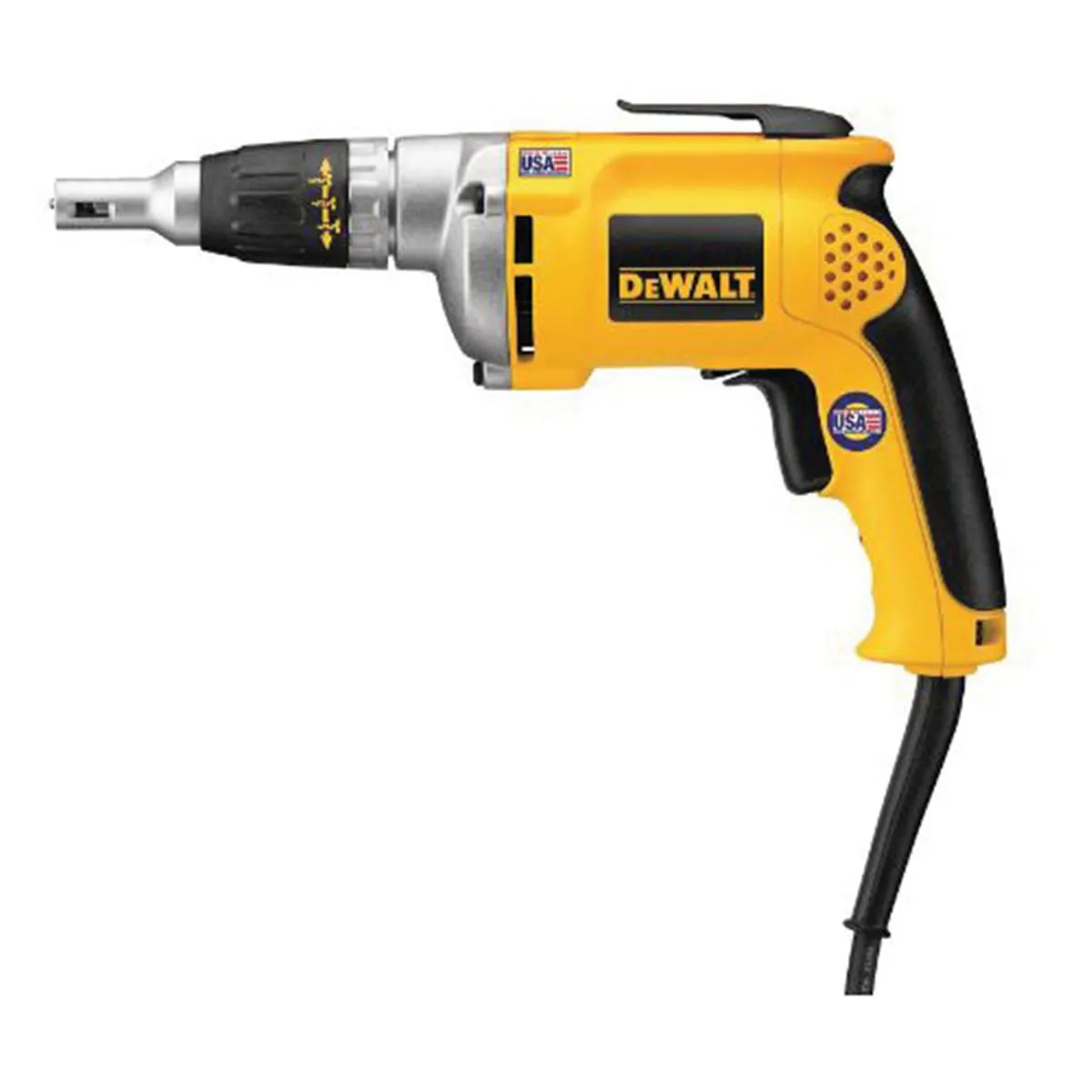 DW272 Drywall Screwgun, 6.3 A, 1/4 in Chuck, 4000 rpm Speed, 8 ft L Cord