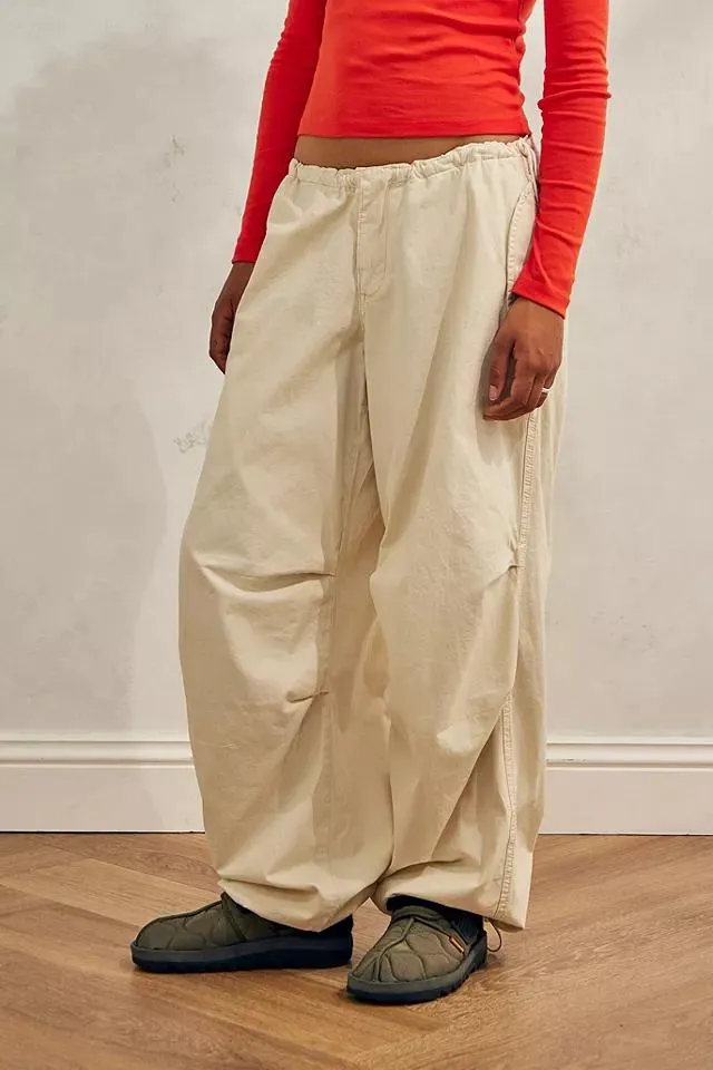 iets frans... Ecru Heavyweight Pantaloni Baggy Tech