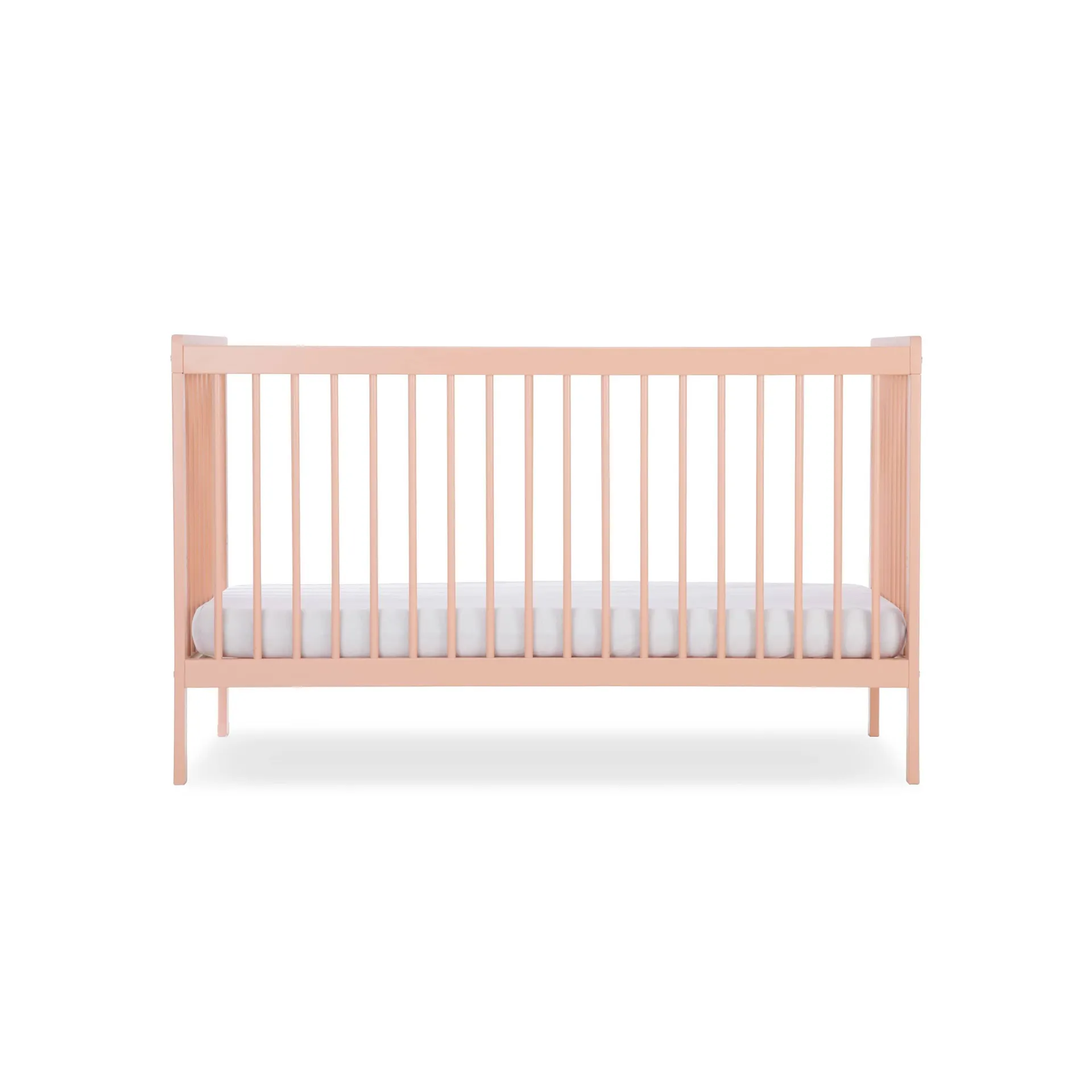 CuddleCo Nola Cot Bed in Soft Blush