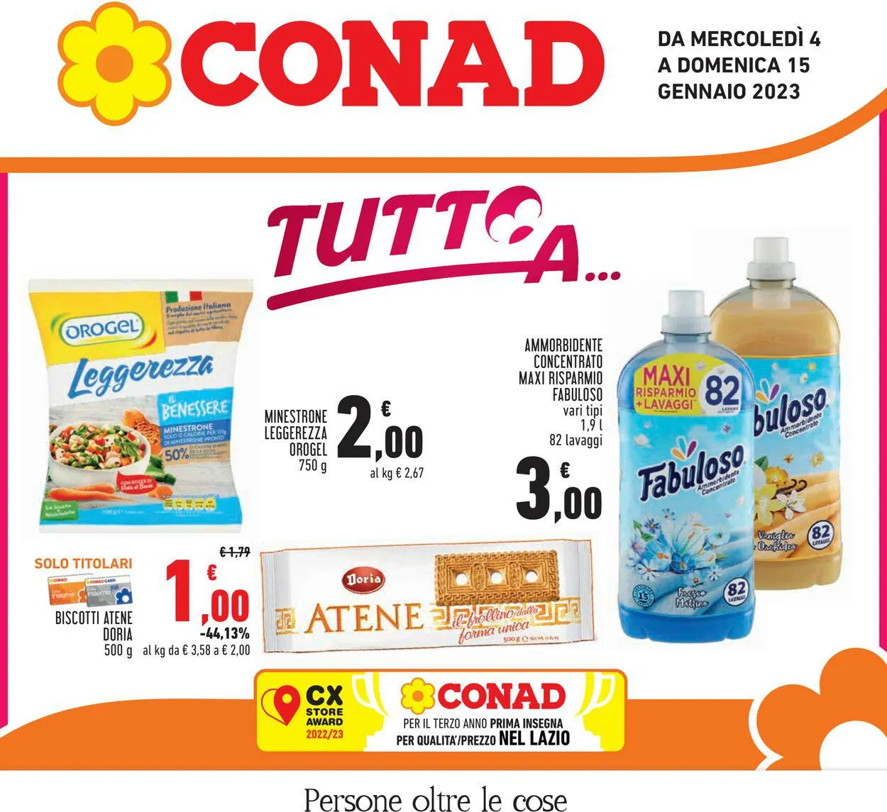 Conad Volantino attuale da 4 gennaio a 1 febbraio di 2024 - Pagina del volantino 1