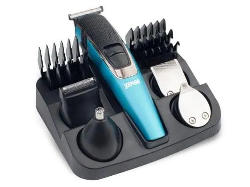 ZEPHIR TAGLIA CAPELLI REGOLA BARBA CORPO 10 IN 1 RICARICABILE