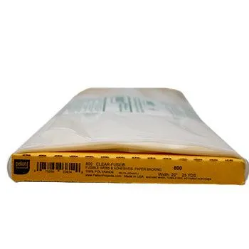 Clear-Fuse (Clear Backed Fusible Web) - Pellon 800 - 100% Polyamide