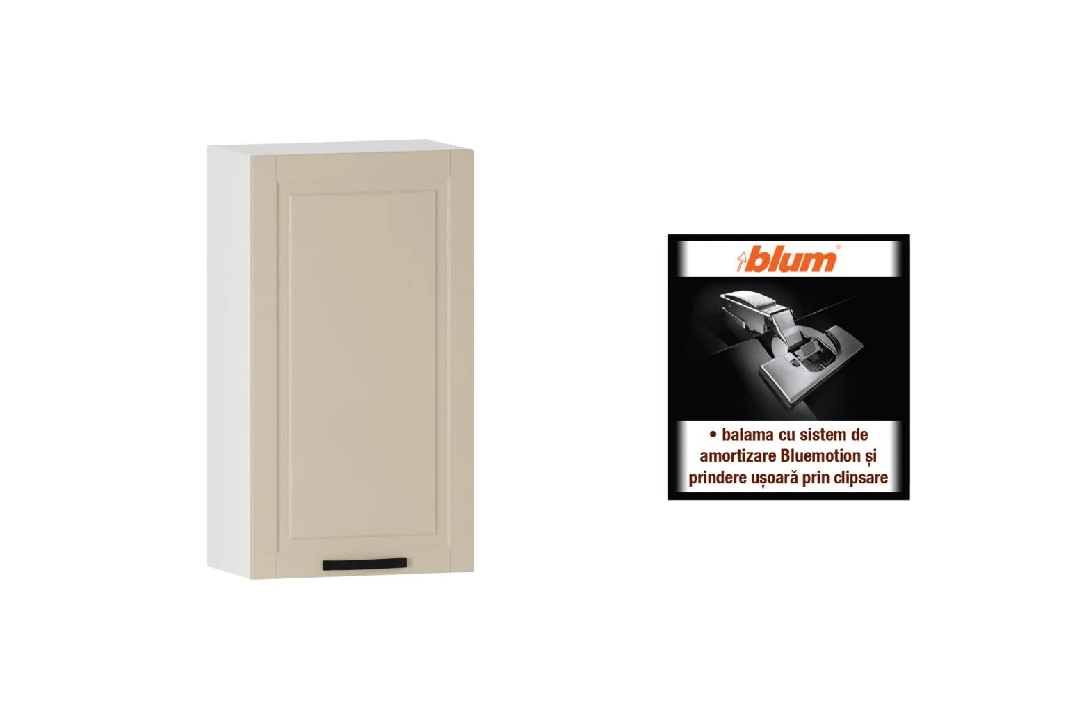 Suspendat cu ușă L55/ H100 s&d