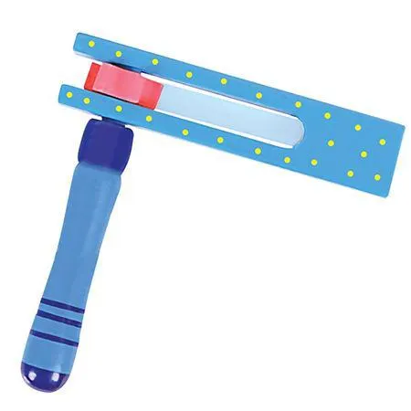 Wooden Football Rattle