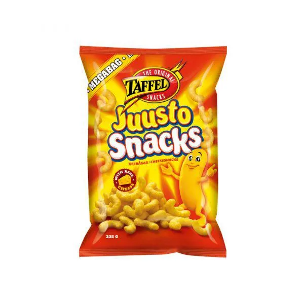 TAFFEL JUUSTOSNACKS 235g