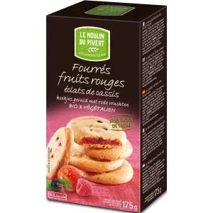 COOKIES RIPIENI AI FRUTTI ROSSI 175gr - LE MOULIN