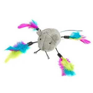 Pets at Home Vibro Feather Mouse Cat Toy