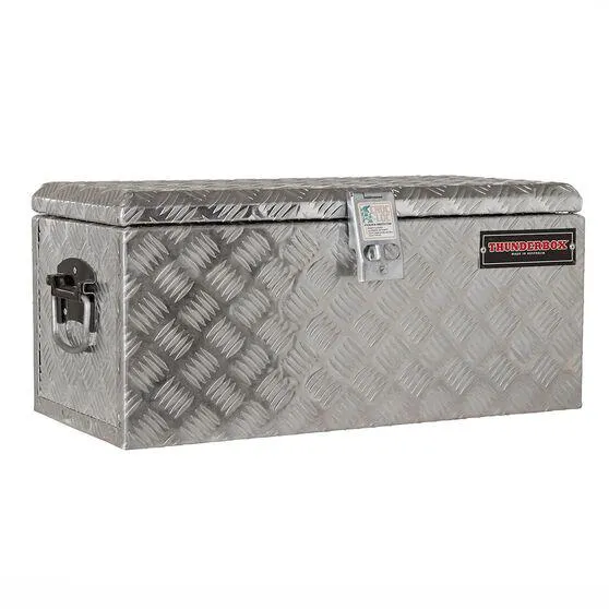Thunderbox Aluminium Checkerplate Tool Box 48 Litre