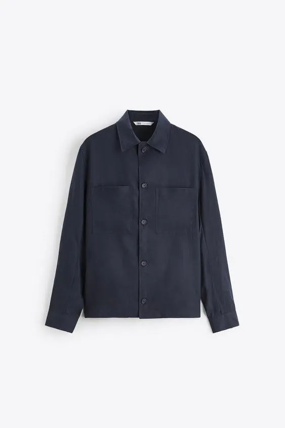 SOBRECAMISA BOLSILLOS