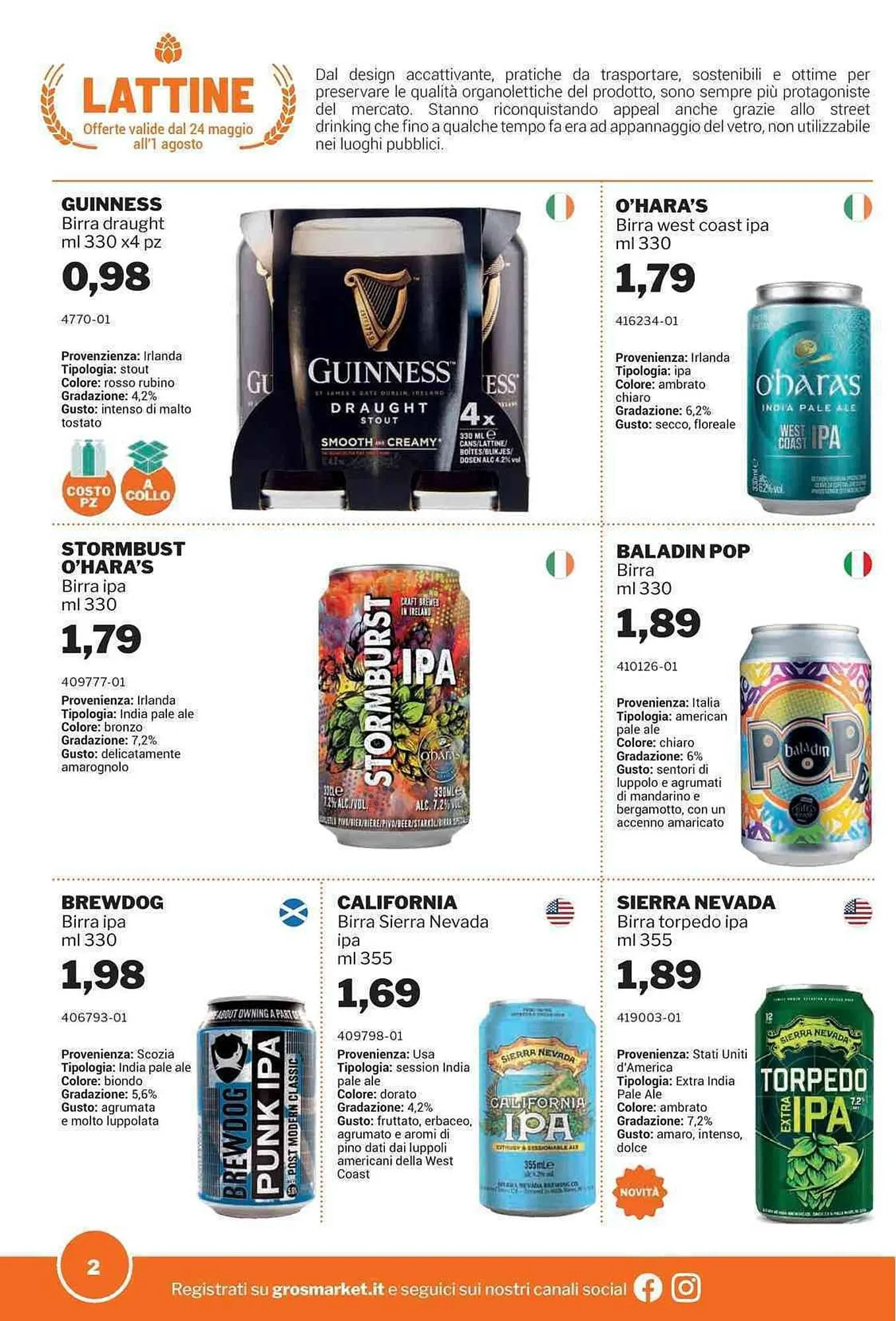 Volantino SoGeGross da 25 maggio a 1 agosto di 2023 - Pagina del volantino 2