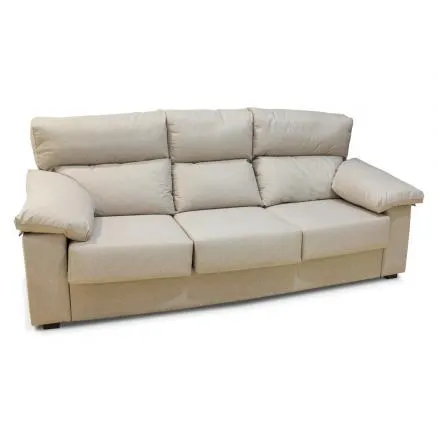 Sofá 3 plazas en color tierra