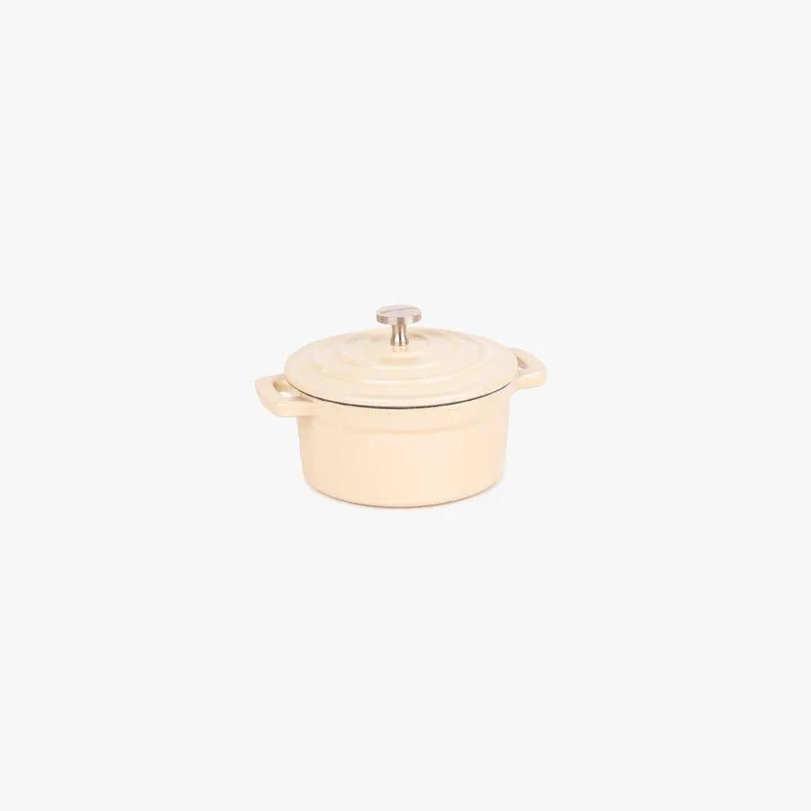 Caçarola mini ferro fundido branca D10cm | 0,25 L CHEF
