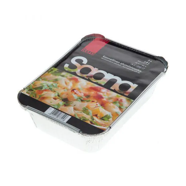 ALUMIINIVUOKA 1,9L 3KPL SAANA