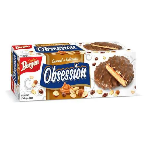 Bergen obsession caramel 140g
