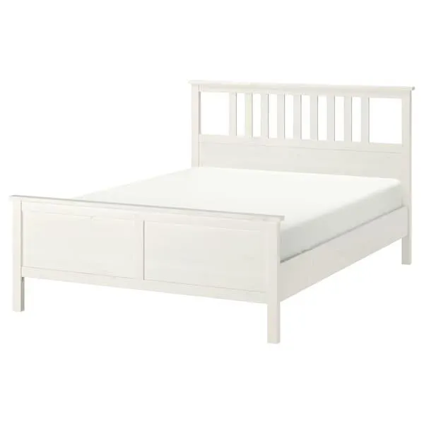 Bed frame, white stain,