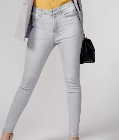 jeans super skinny cintura alta