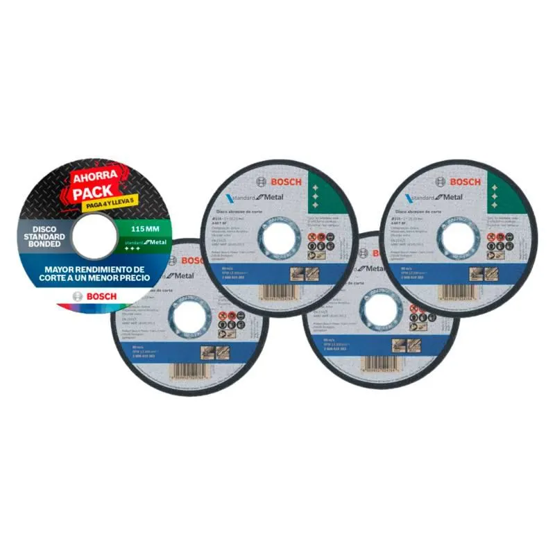 Pro Pack Disco de Corte Acero 4.5 115x1.0mm