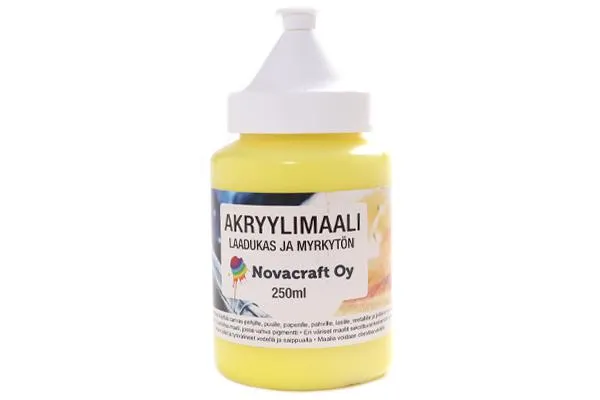 AKRYYLIMAALI 250ML KELTAINEN