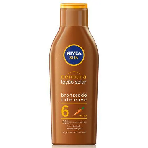 NIVEA SUN Loção Solar Intense & Bronze FPS6 200 ml