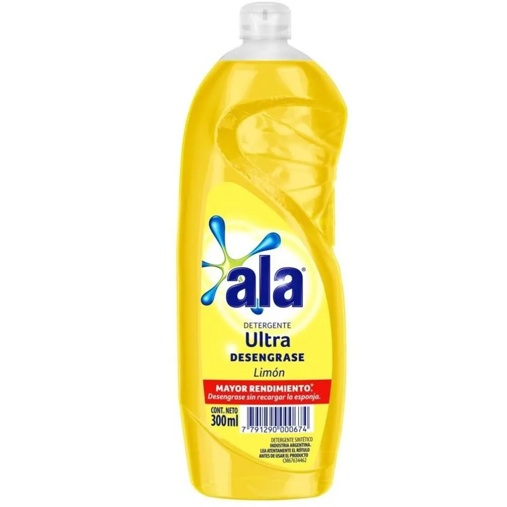 DETERGENTE ALA ULTRA LIMON X 300c.c.