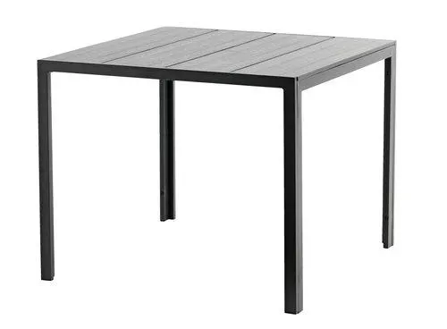 Pöytä MADERUP L90xP90 musta