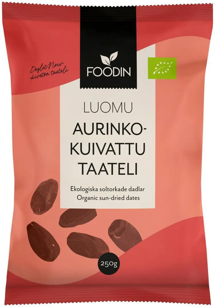 Foodin Aurinkokuivattu taateli luomu 250g