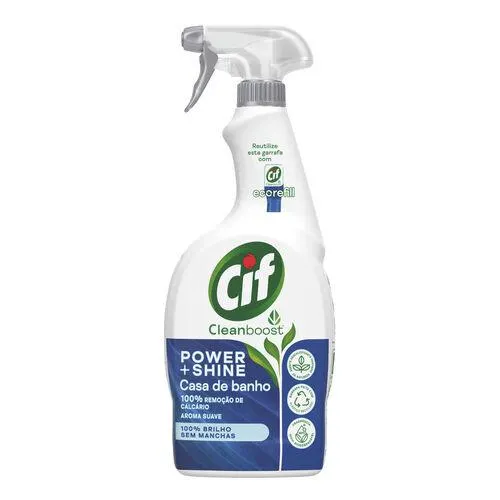 detergente cif limpeza spray casa de banho 750ml