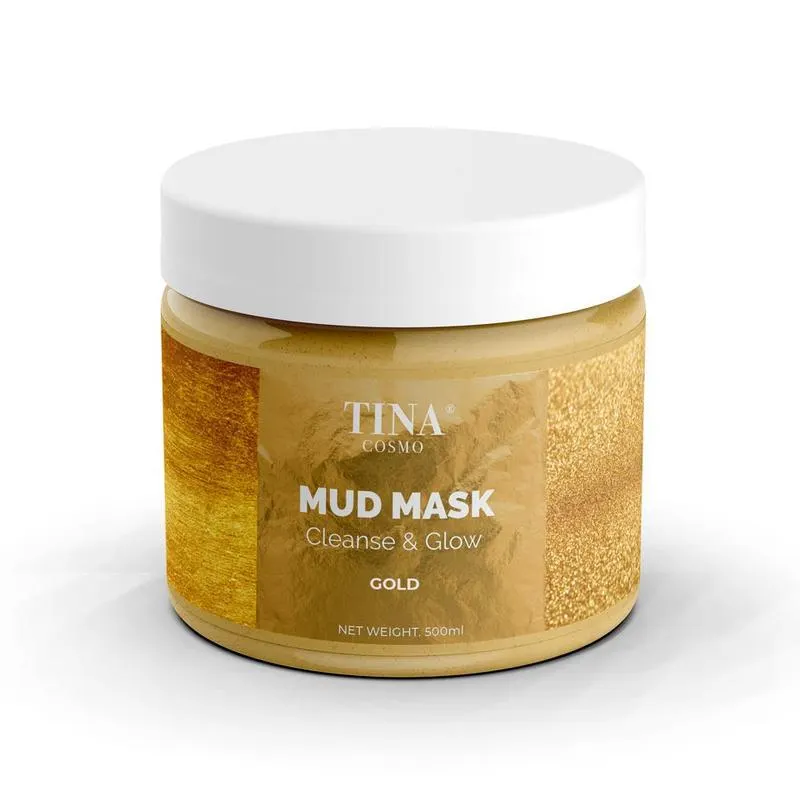 Tina Cosmo Mud Mask Cleanse & Glow Gold 300ML