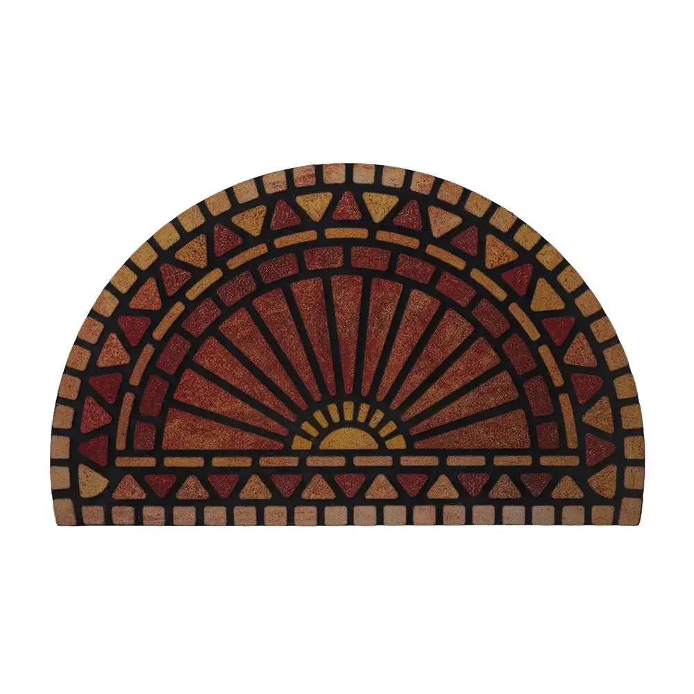 Limpiapies Casa Color 75x45 Cm Atardecer Naranjo