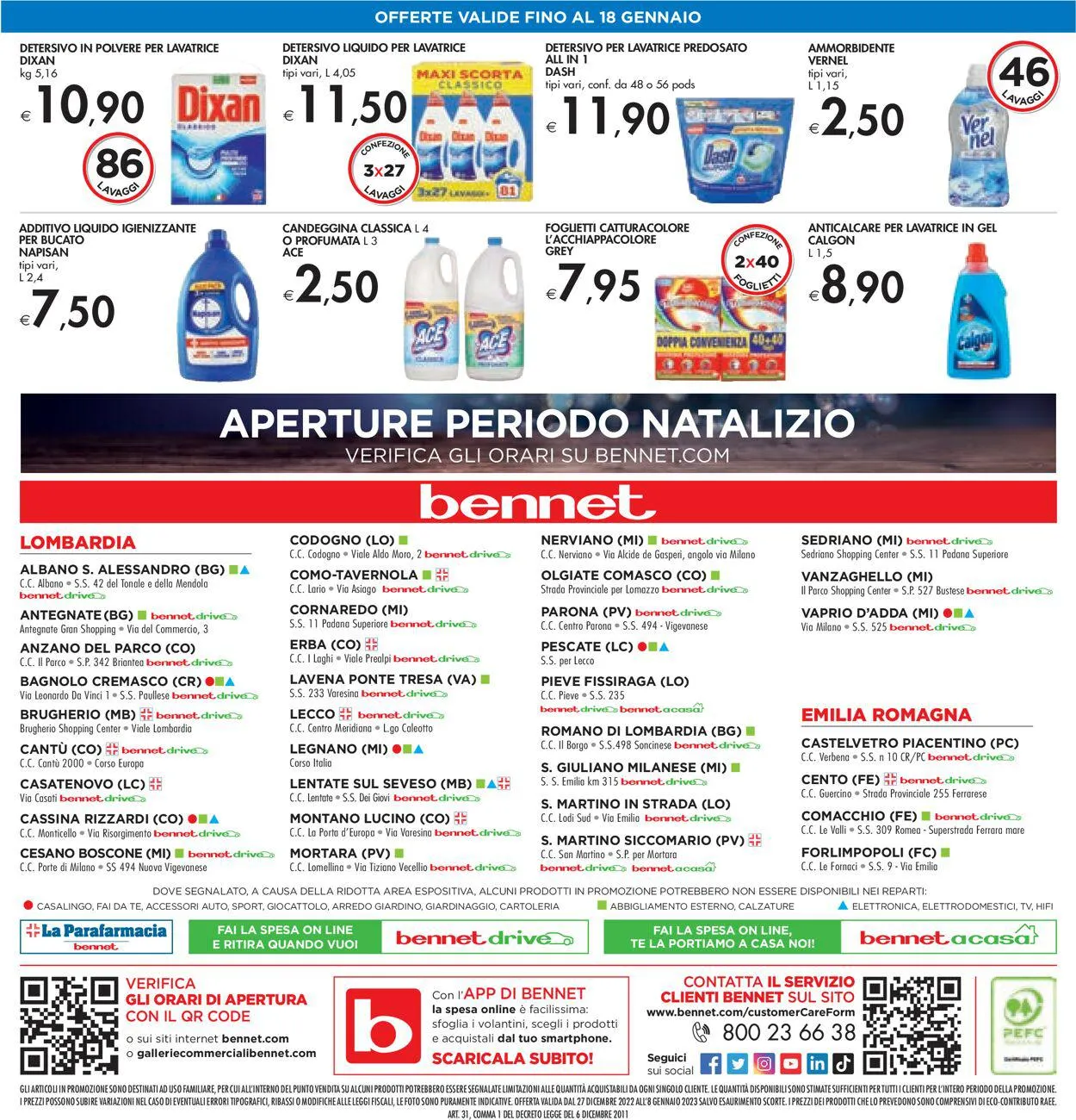 bennet Volantino attuale da 27 dicembre a 8 gennaio di 2024 - Pagina del volantino 36