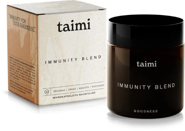Taimi-ravintolisäjauhe Immunity Blend, 30 g