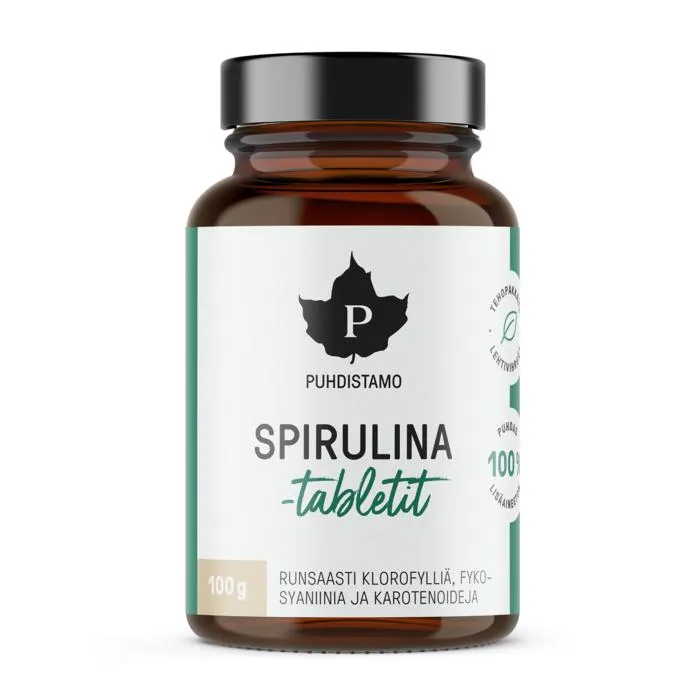 Spirulinatabletit, 100 g