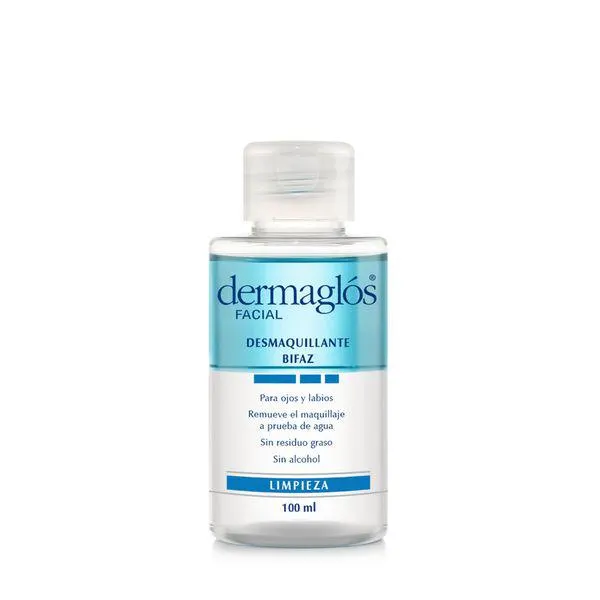 Desmaquillante de Ojos Dermaglós Bifaz x 100 ml