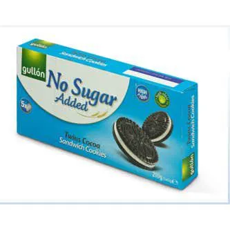 Gullon sandwich cookies 210g ei lisättyä sokeria