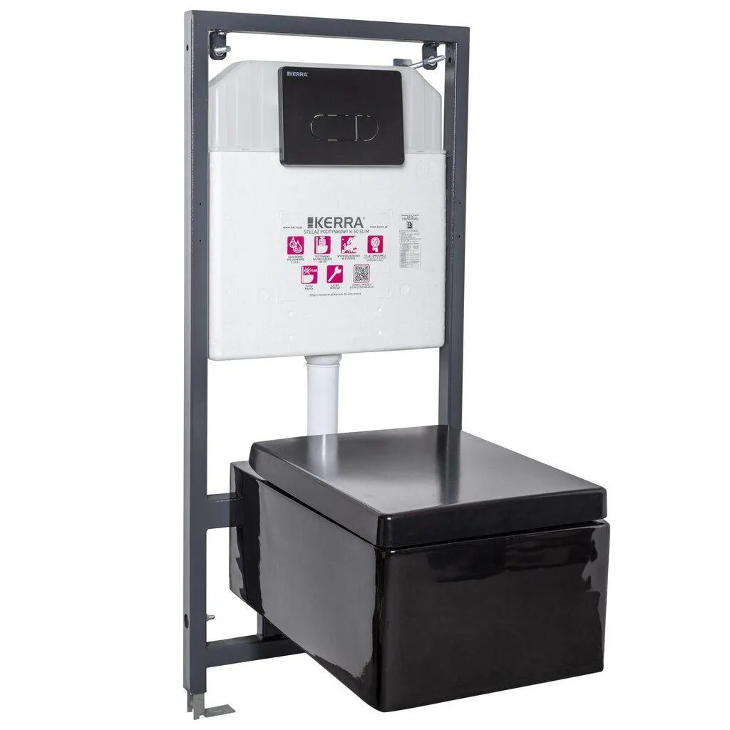 Piilotettu wc-sarja Kerra Thor 26 / Pacific Black