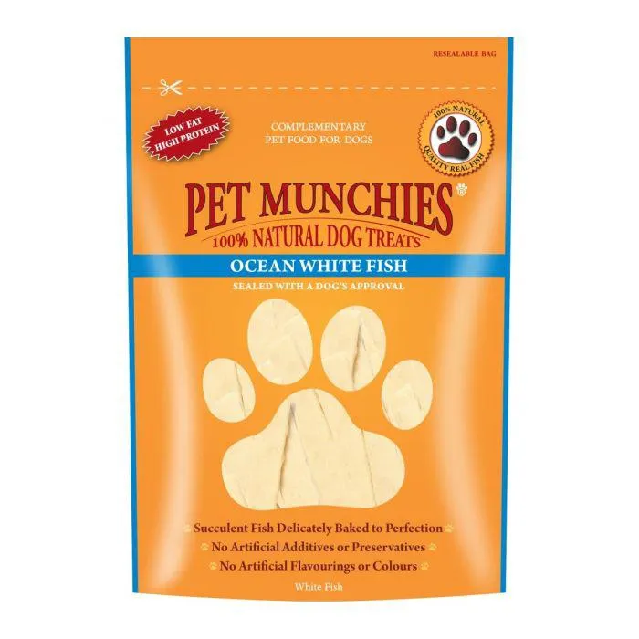 Pet Munchies Ocean White Fish 100G