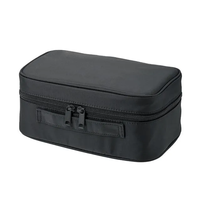 Nylon Make-up Box, W 23 x D 15.5 x H 9 cm, S, Black