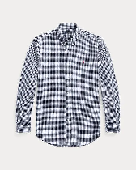 Plaid Stretch Poplin Shirt