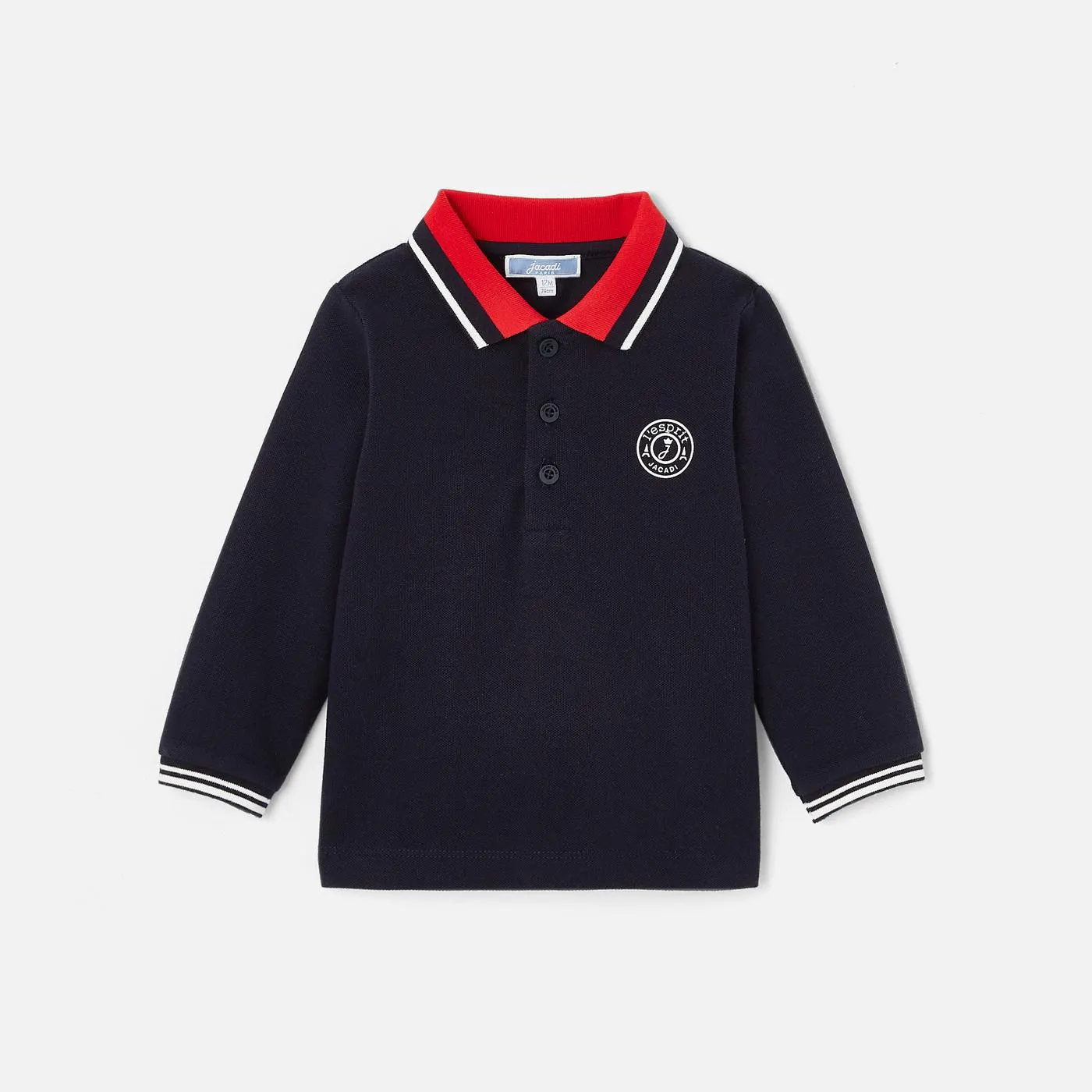 Polo de manga larga de bebé niño