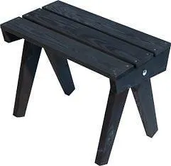 Ecofurn Granny -sivupöytä / rahi, mänty musta öljytty