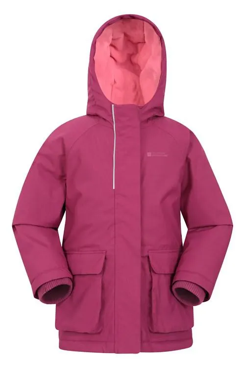 Kids Fleece Lined Waterproof Jacket