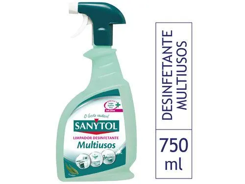 limpador desinfetante multiusos eucalipto sanytol 750ml