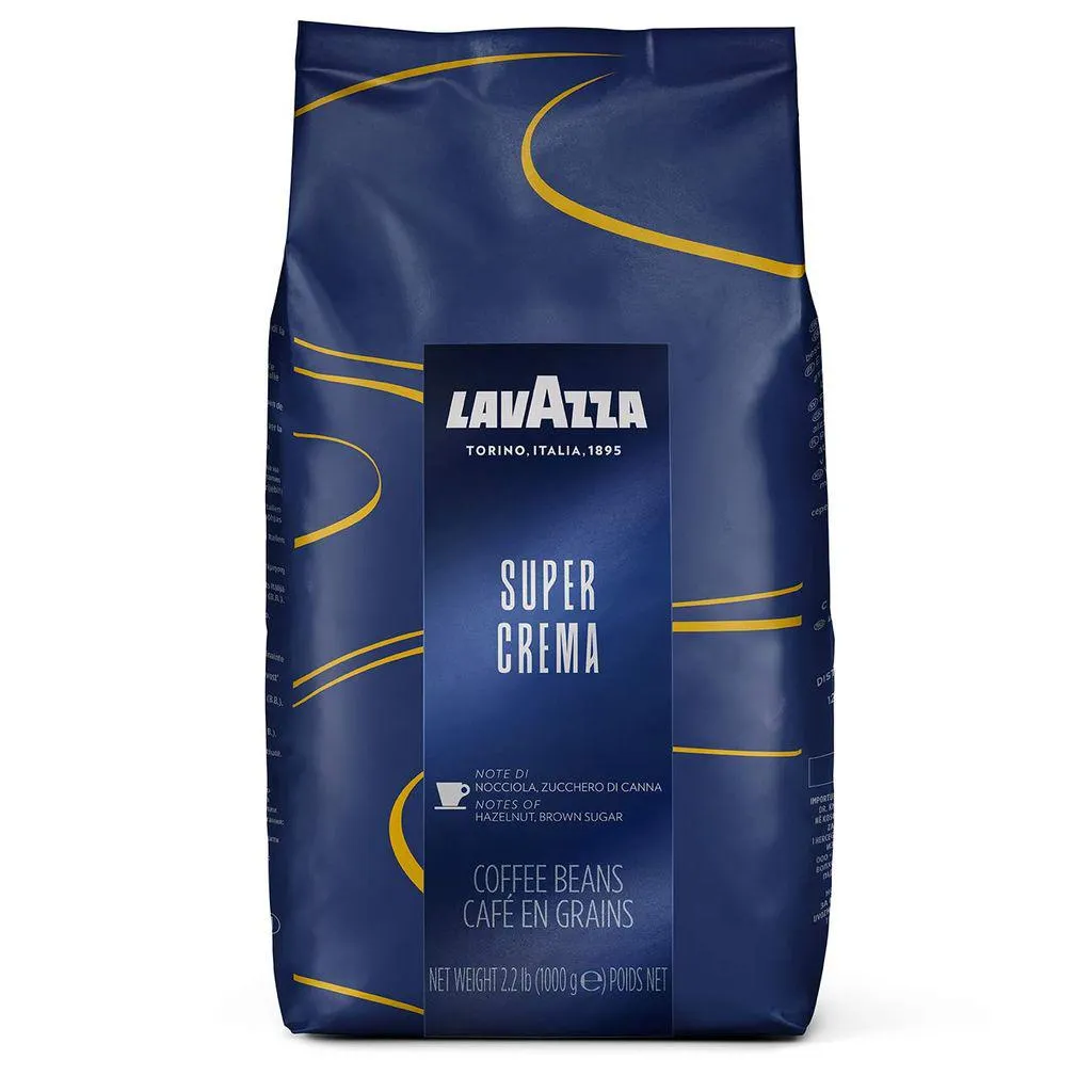 Lavazza Super Crema zrnková káva 1 kg