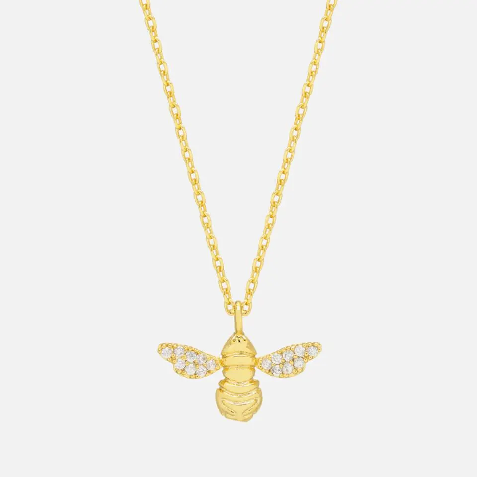 Estella Bartlett Bee Gold-Plated and Crystal Necklace