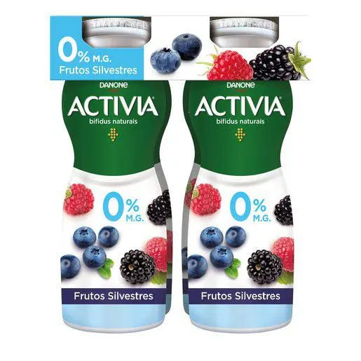ACTIVIA Iogurte Magro Frutos Silvestres 4x155 g