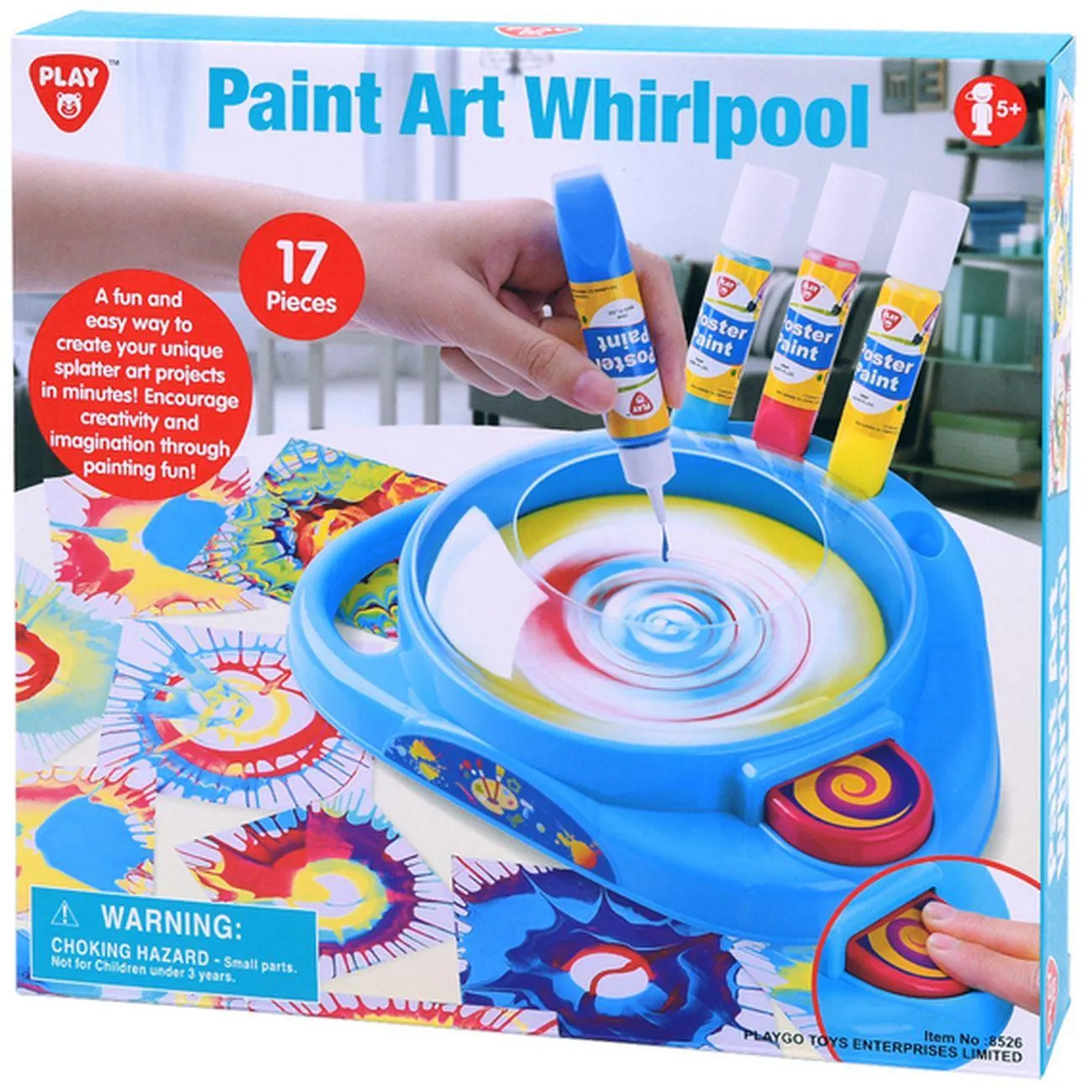 PLAYGO TOYS ENT. LTD. PAINT ART WHIRLPOOL