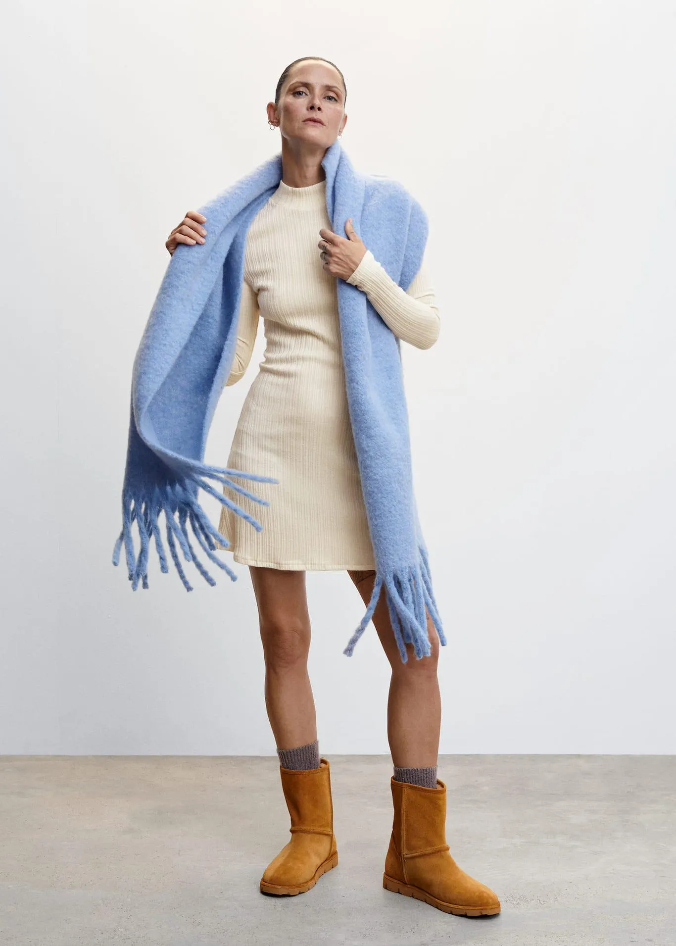 Vestito maglia corto