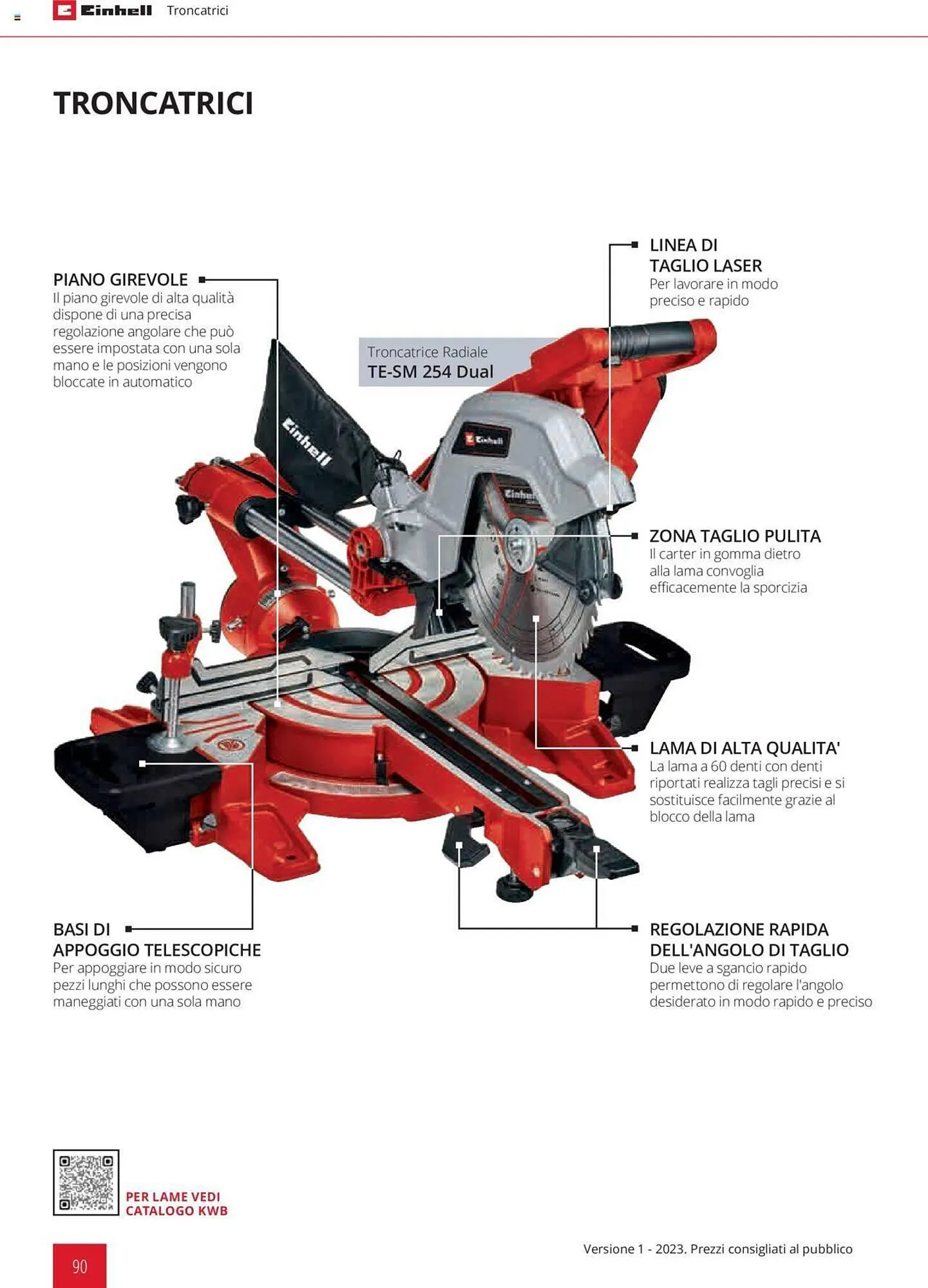 Volantino Einhell da 1 febbraio a 31 dicembre di 2023 - Pagina del volantino 90