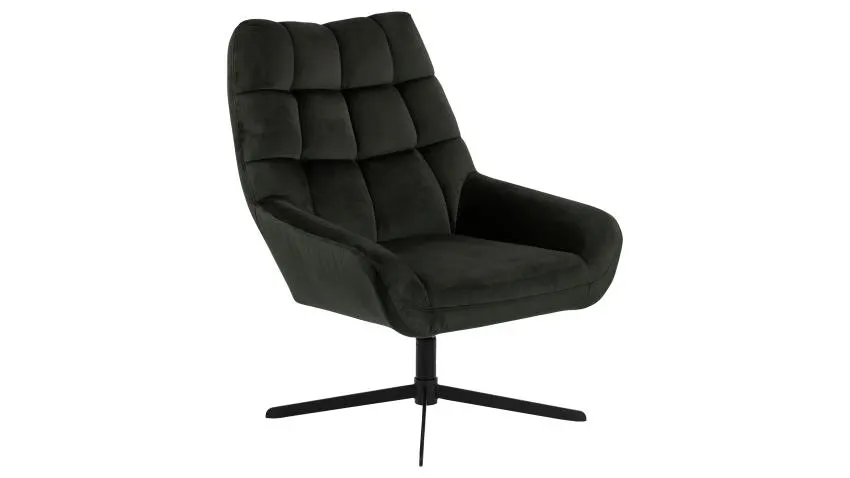 PARIS-nojatuoli Vic-kangas, tummanvihreä